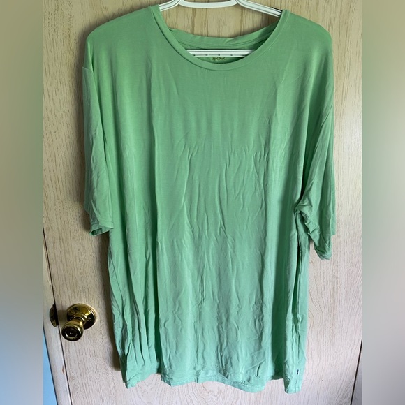 Little Sleepies Bamboo Mint Green oversized T-shirt Sz XXL - Picture 1 of 7